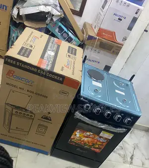 Stylish and Functional Boscon 3+1 Gas Cooker - BOS-GSS500!