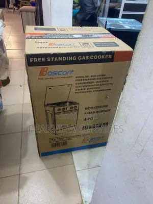 Premium Free-Standing Gas Cooker - 3+1 Boscon BOS-GSS500 !