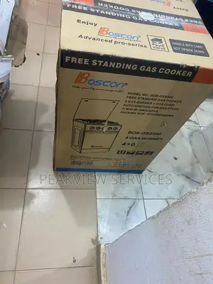 Boscon 3+1 With Auto Ignition Gas Cooker - Spacious 60L Oven
