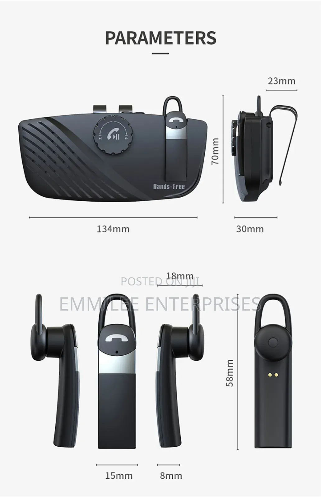 Hand Free Bluetooth Earpod for Car Users
