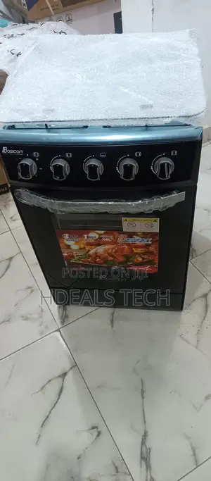 Best Grade- Boscon Gas Cooker 3burner+1 Hot Plate Bos-Gss500