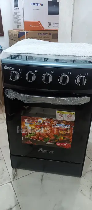 Comfort- Boscon Gas Cooker 3burner+1 Hot Plate Bos-gss500
