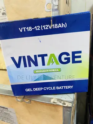 Vintage Battery Dry Cell 18ah