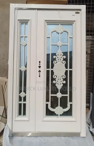 Super Quality 4ft X 7ft French Security Entrance Glass Door