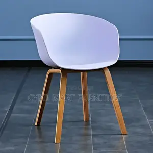 Imported Bar Elastic Chair With Wooden Leg