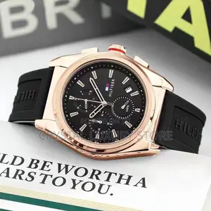 Tag Heuer Quality Luxury Men Rubber Strap Wristwatch