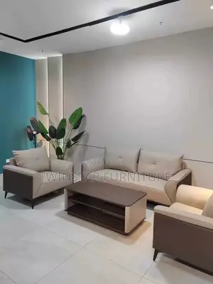 New Modern Executive Office Leather 5 Seaters Sofa Chair