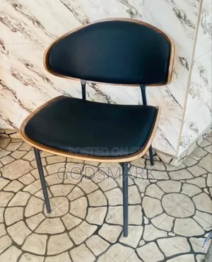 Dining Chair With Wooden Back.