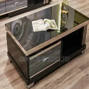 New Modern Living Room Center Table With Double Drawers
