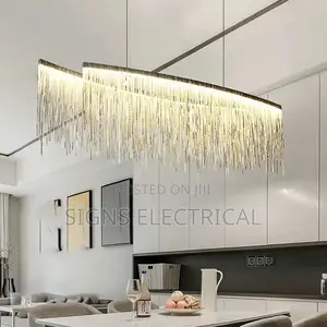 Modern Luxury Aluminum Iron Tassel Led