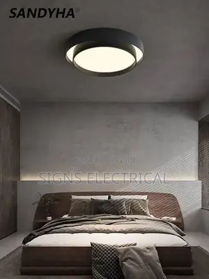 Modern Circular Design Ceiling Light Bedroom Decoration