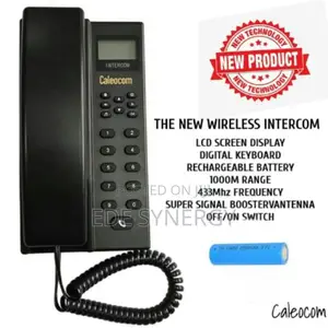 Wireless Intercom Telephone With Display