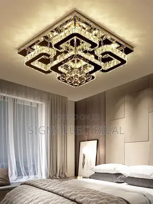 Modern Luxury Crystal Pendant Lamp With Remote Control