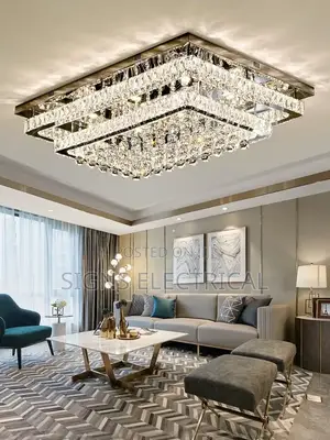 1000/700 Luxury LED Rectangular Living Room Ceiling Light