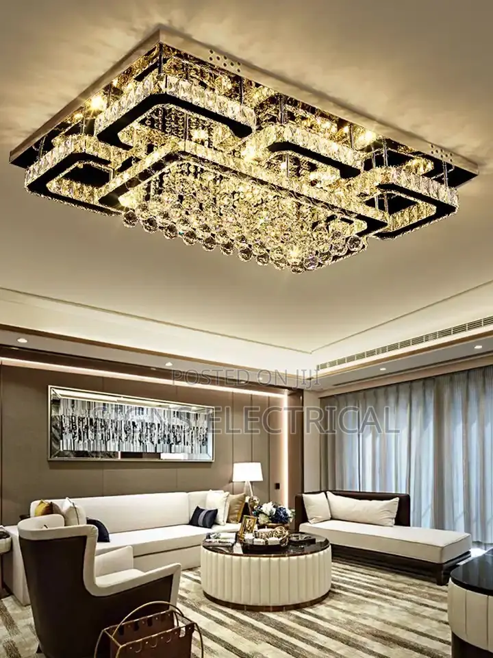 Modern Led Crystal Ceiling Light Luxury Ceiling Lamp