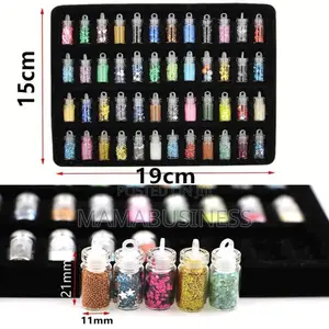 48pc Rhinestone Nail Glitter