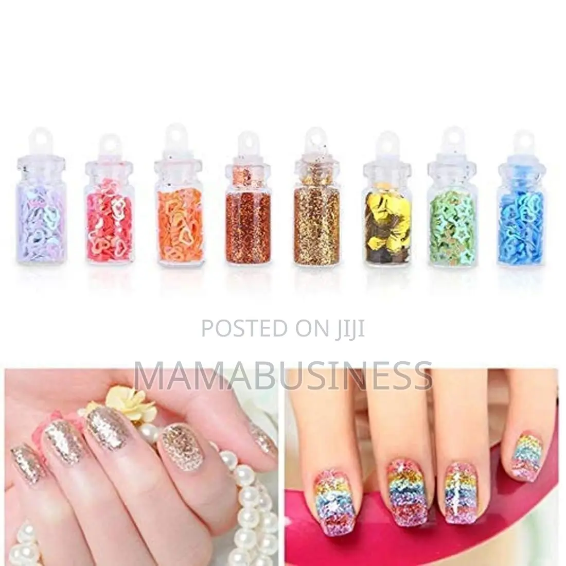 48pc Rhinestone Nail Glitter