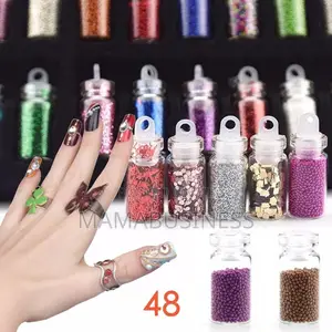 48pc Rhinestone Nail Glitter