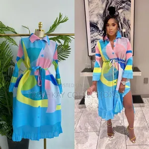 Quality Chic Belted Miyaki Dress