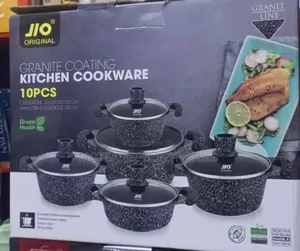 Jio Original 10pcs High Quality Granite Coating Cookware Pot