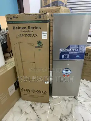 Icebergfridgehaier Thermocool Double Door Fridge HRF 250blux