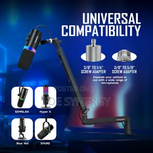 Pro Podcast USB Wired Desktop Microphone With Noise Cancella