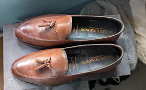 Allen Edmonds Men Brown Tassel Loafers Size 42