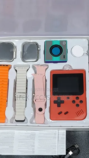 Smartwatch 2 in 1 With Speaker, Children Games and 4 Straps