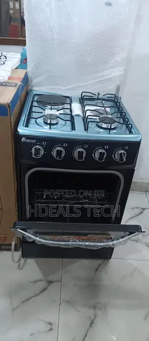 Reliable- Boscon Gas Cooker 3burner+1 Hot Plate Bos-gss500