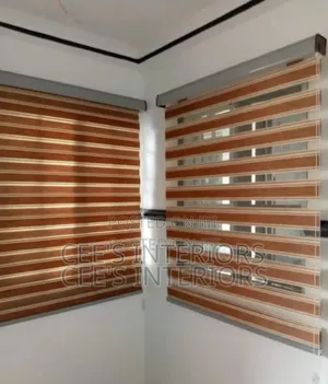 Day and Night Window Blind Brown
