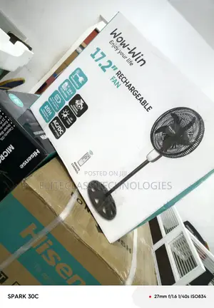 Quality Wow-win 17.2 Rechargeable Standing Fan