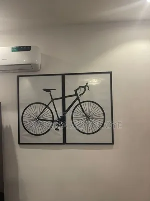 Bicycle Design Acrylic Canvas Frame
