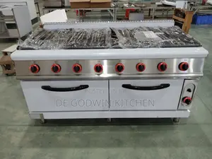 8 Burners Gas Cooker With Oven