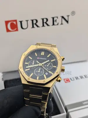 Curren Quality Luxury Men Chain Strap Wristwatch
