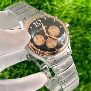 Cartier Quality Luxury Men Chain Strap Wristwatch