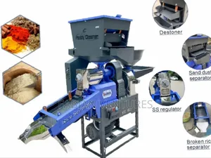 5in1 Auto Combined Rice Mill and Grinder Mill