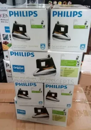 Original Philips Dry Iron With Non-Stick Soleplate Hd-1172