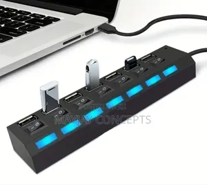 7ports USB 2.0 Hub With LED Indicators+5v Operating Voltage