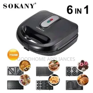 Sokany 6 in 1 Sandwich Maker