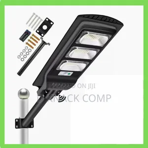 Solar Powered Street / Security Light 144LED With Free Pole