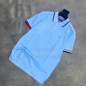 Tommy Hilfiger Plain Collar Neck Polo in 6 Colorways