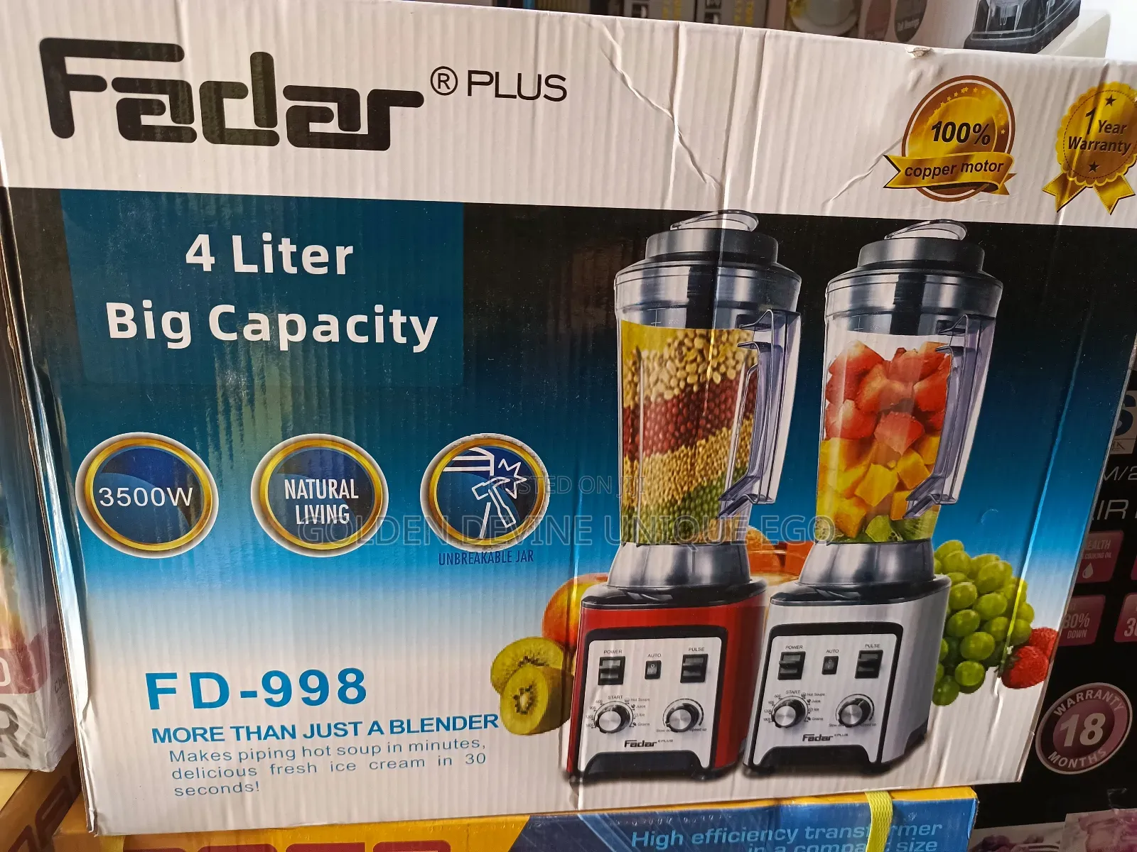 Fadar 4 Litre Blender