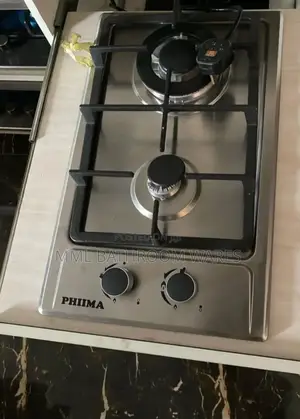 2 Burner Stainless Steel Built in Gas Cookers