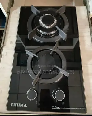 2 Burner Gas Hob 8mm Tempered Glass