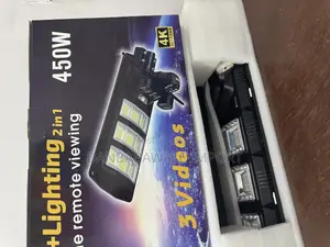 Solar Street Light With 4 Lens Cctv Camera. Street Light