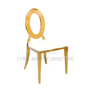 O Back Event Gold Chair