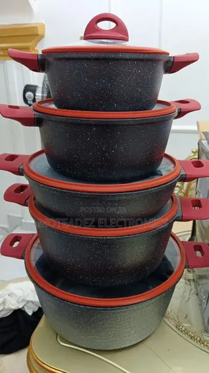 M B H Rossel 10pcs Exclusive Granite Series Cookware Sets
