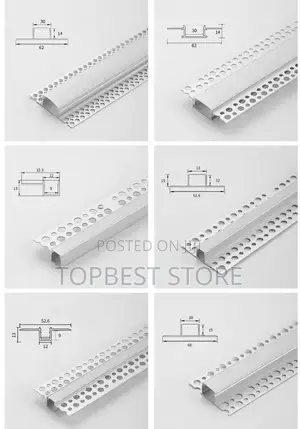 Drywall Led Profile Plaster Gypsum Wall Aluminum Led Channel