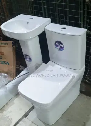 White Vstar Wc Set With Basin Crola