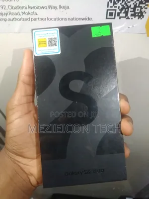 New Samsung Galaxy S22 Ultra 256 GB Black